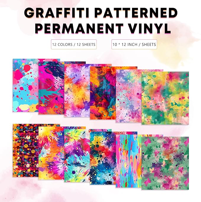 Splatter Permanent Vinyl