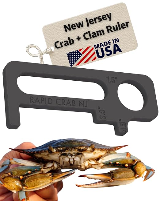 Crab Measurement Tool for Crabs and Clams | New Jersey Regulation 3.5" Soft