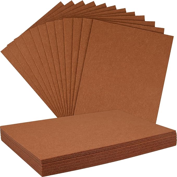 NEBURORA 12 Pcs 2mm Thick Stiff Felt Sheets