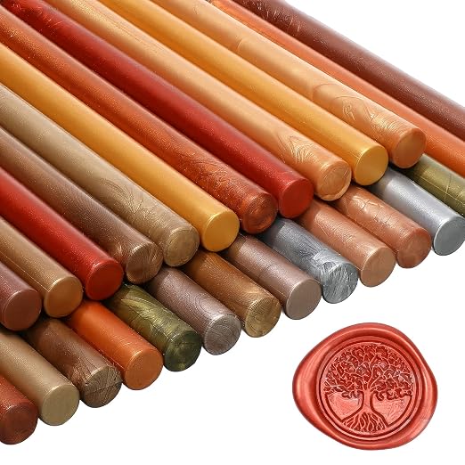 Nuanchu 26 Pieces Glue Gun Sealing Wax Sticks