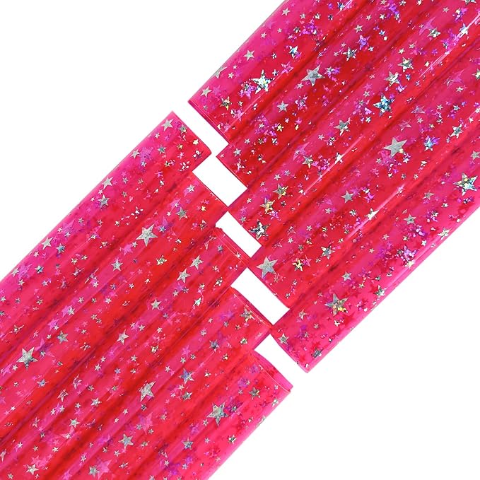 Transparent Waterproof PVC Vinyl 10 Pcs 8.3 x 11.8 inches Iridescent Shine