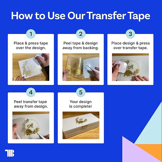 TapeManBlue Clear Transfer Tape