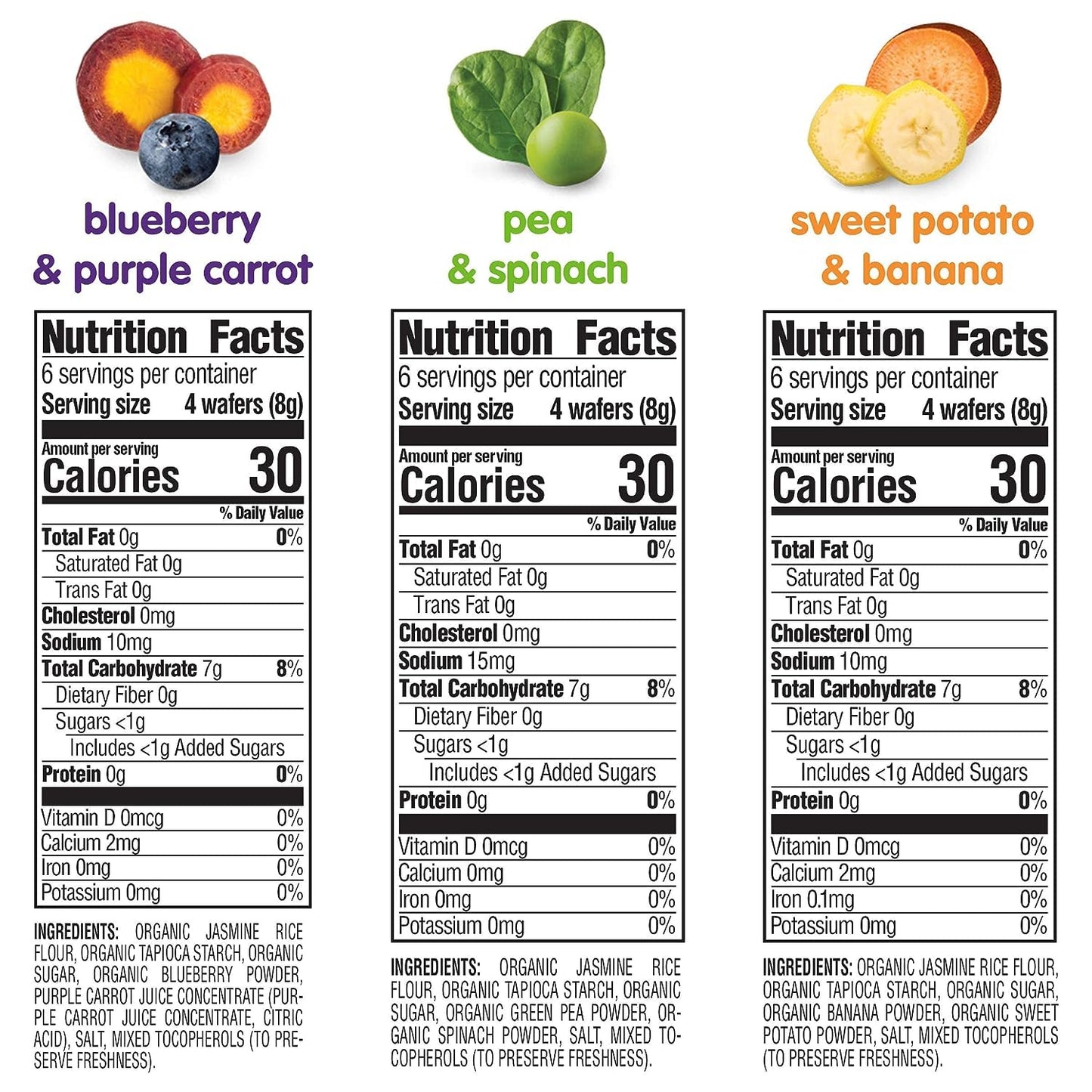 Happy Baby Organics Yogis Freeze-Dried Yogurt & Fruit Snacks, Variety Pack (Pack of 6) & Teether, 3 Flavor Variety Pack, 12 Count (Pack of 3)