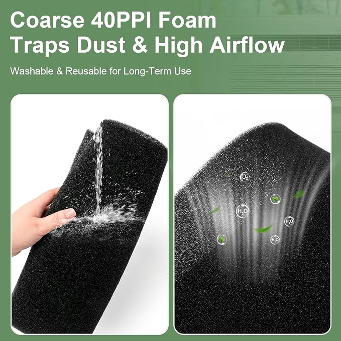 Air Filter Foam Sheet Material Replacement