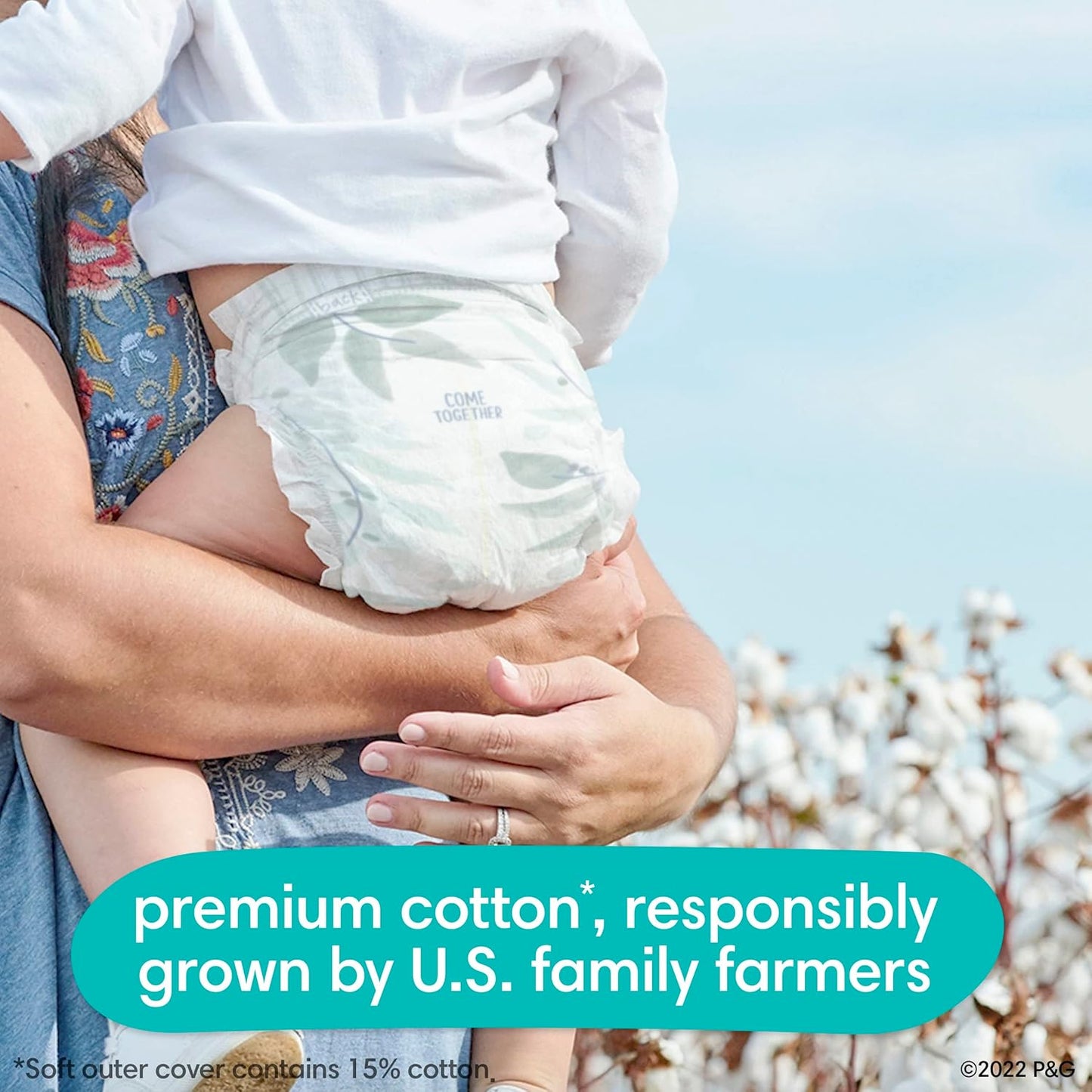 Pampers Pure Protection Baby Diapers, Size 0 (>10 lbs), 76 Count, Up to 100% Leakproof, Premium Plant-Based Skin Protection, Hypoallergenic Soft Diapers