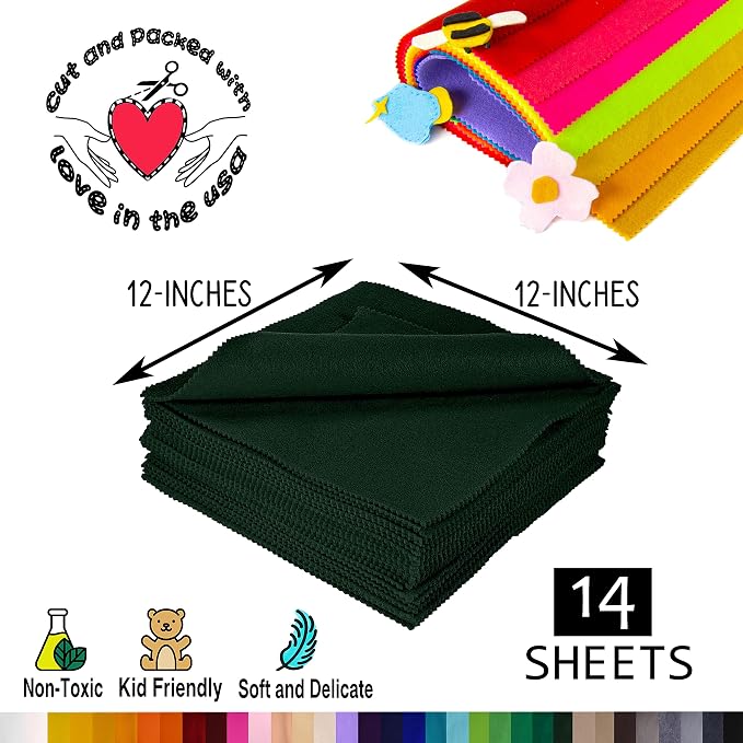 FabricLA Acrylic Felt Sheets for Crafts