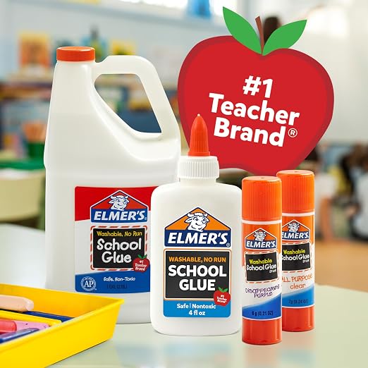 Elmer's Liquid Glitter Glue, Kids Activity, Creative Fun, #1 Teacher Brand