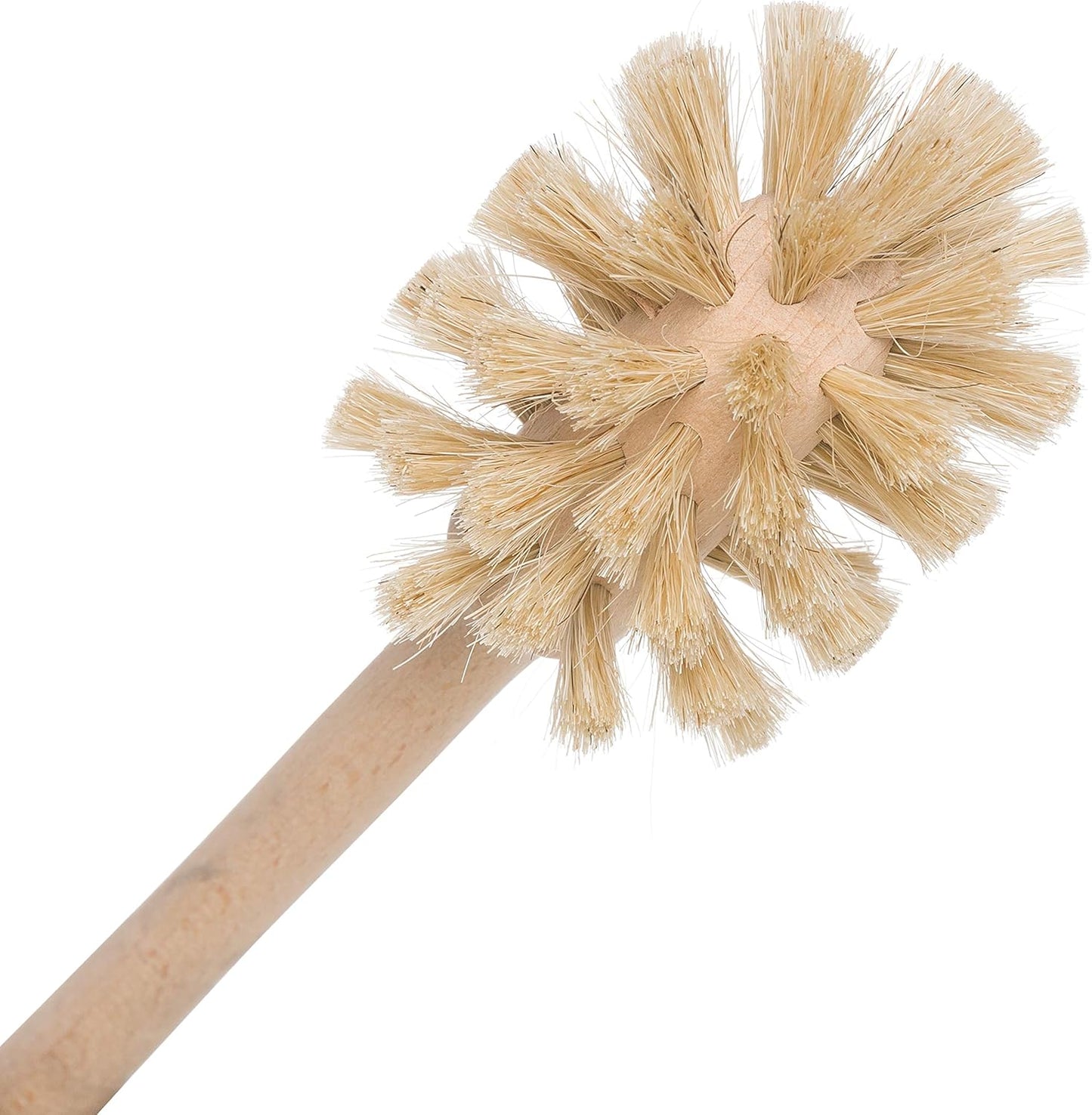 REDECKER Extra Long Bottle Brush Cleaner - Horsehair and Beechwood Handle for Vases, Pitchers, Mugs, and Baby Bottles, 16-1/2 Inch, Dense Natural Bristles - Long Handle Horse Hair Brushes