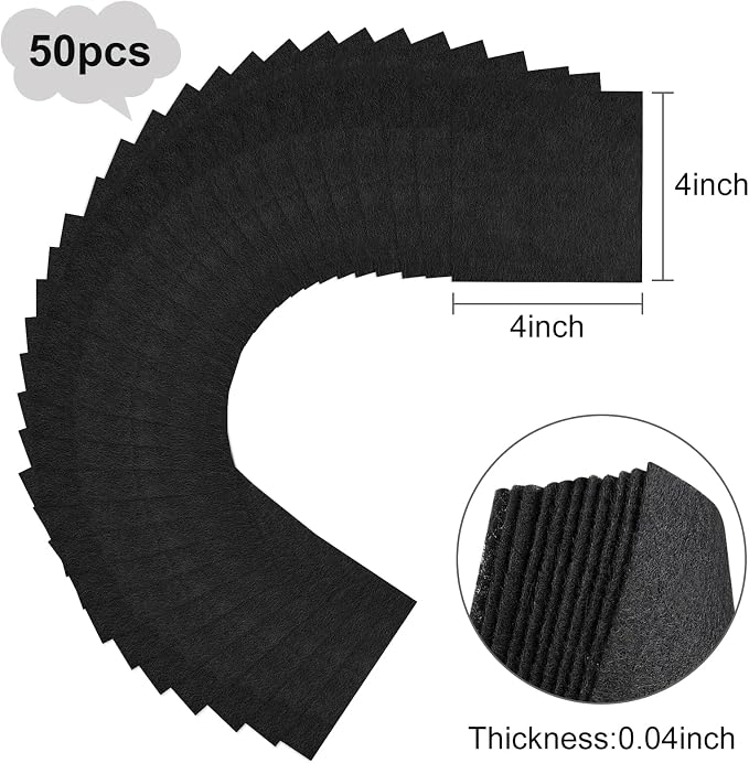 Morcheiong 50 Pcs Felt Fabric Soft Felt Fabric Sheet