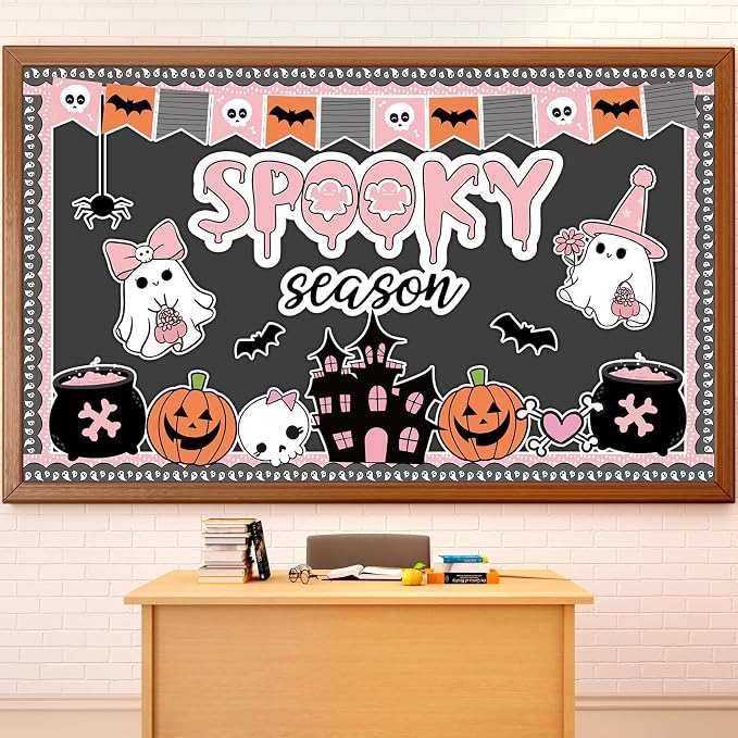 Halloween Ghost & Pumpkin Paper Cutouts