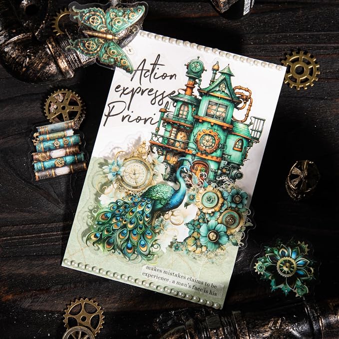 Yoksas Vintage Victorian Steampunk Stickers