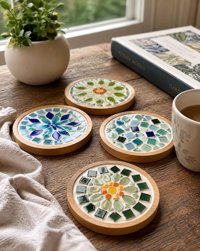 Bamboo Coasters for Crafts, DIY resin projects, classroom crafts, handmade