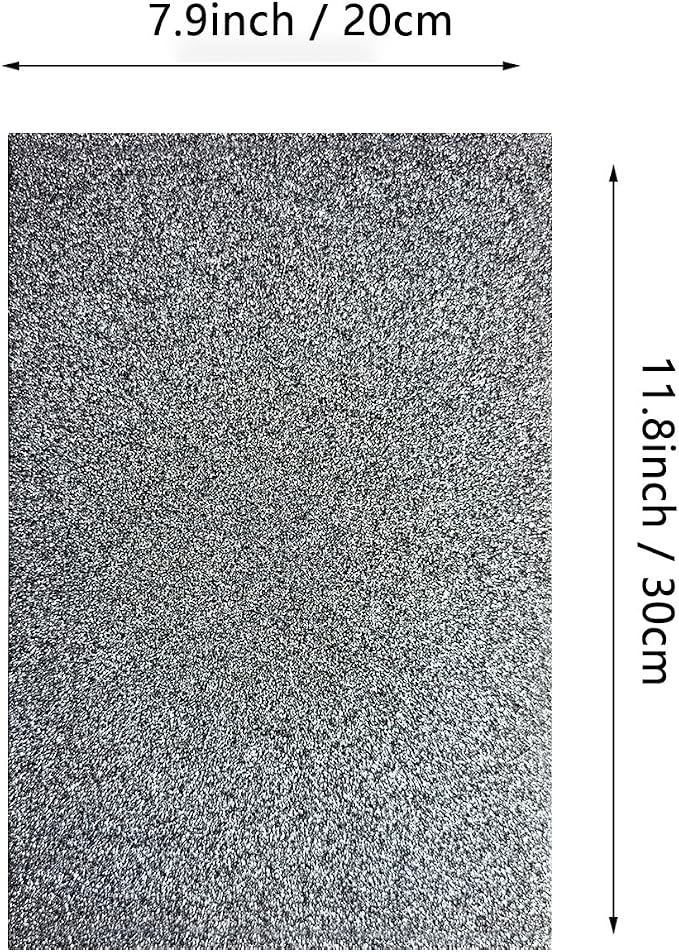 Jtnohx Glitter Felt Fabric, 8 x12 inches Felt Square Glitter
