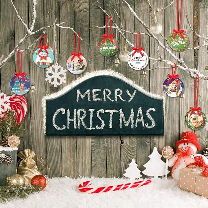 3.5 Inch Acrylic Ornaments Blanks, Christmas Decor, Keychain Engraving