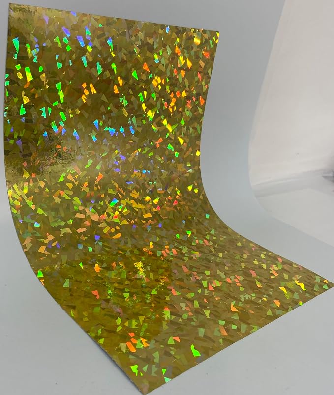 Holographic Crystal Sign Vinyl, HOLOCRYSTAL self-Adhesive Plastic
