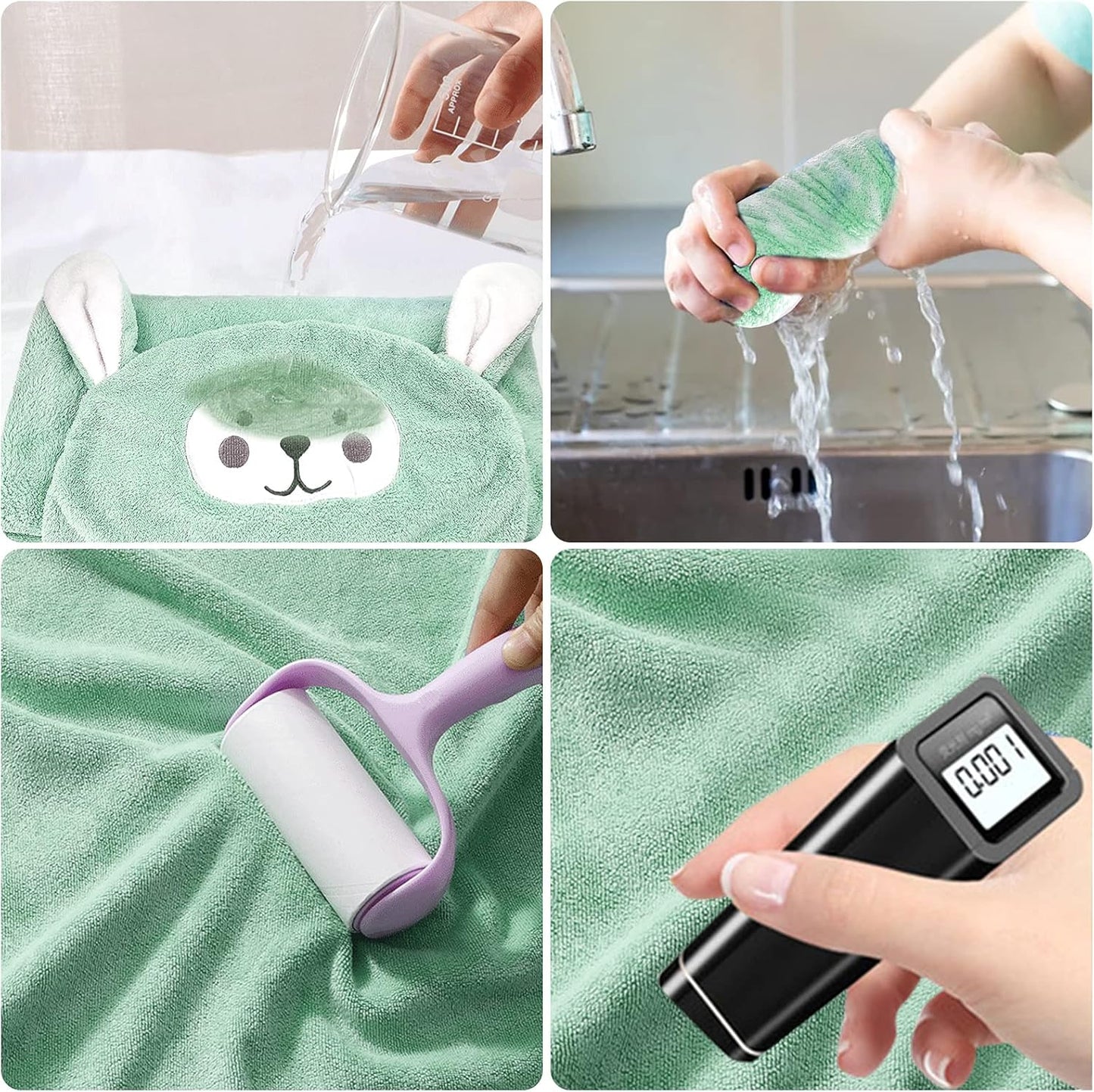 Visen Premium Hooded Towel for Kids,-28×55 INCH Large Size Kids Bath Towel,Ultra Soft Hooded Towel Wrap for Boys Girls