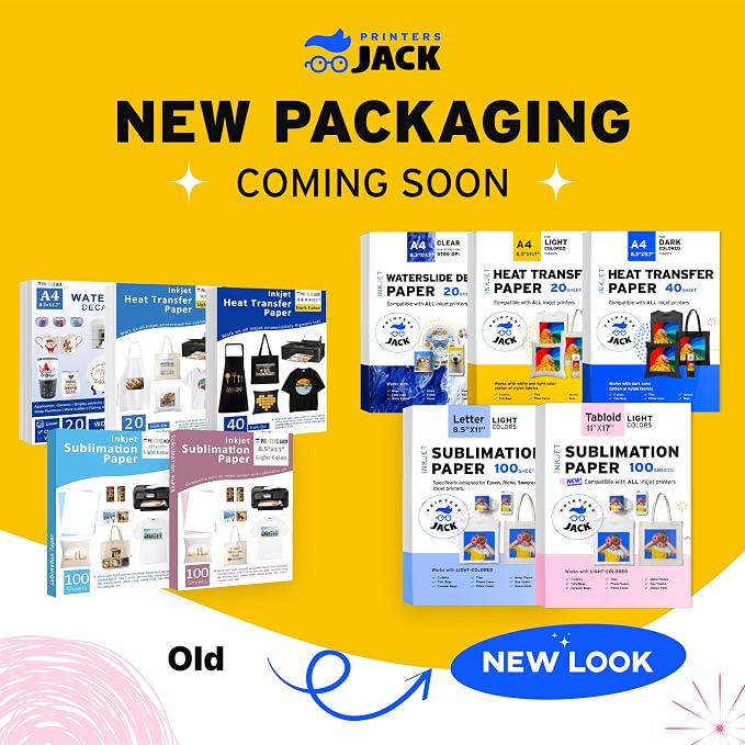 Printers Jack Iron-On Heat Transfer Paper