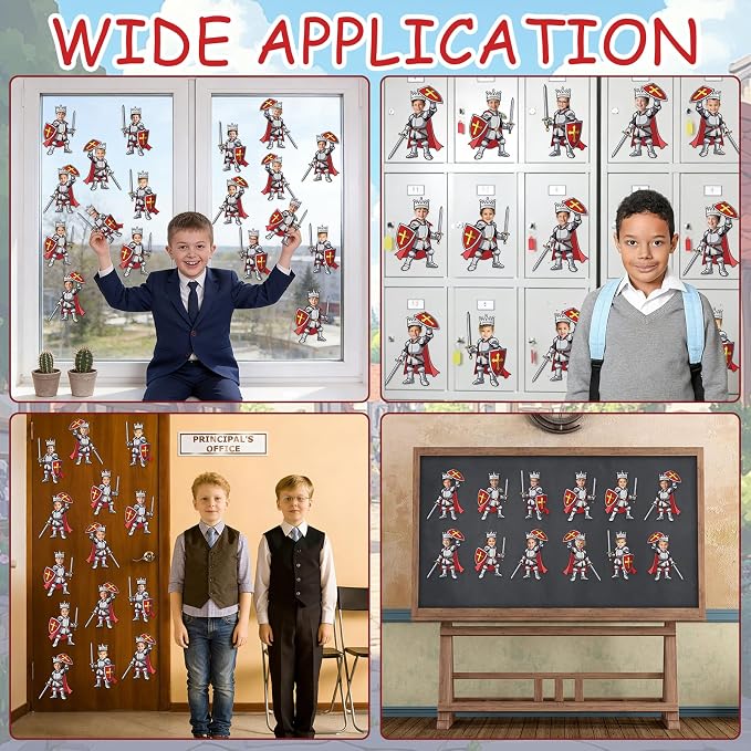48 Set Medieval Knight Cutouts