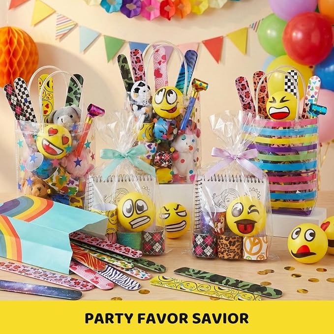 LovesTown Slap Bracelets for Kids, Birthday Exchanging Gifts, Goodies Bag