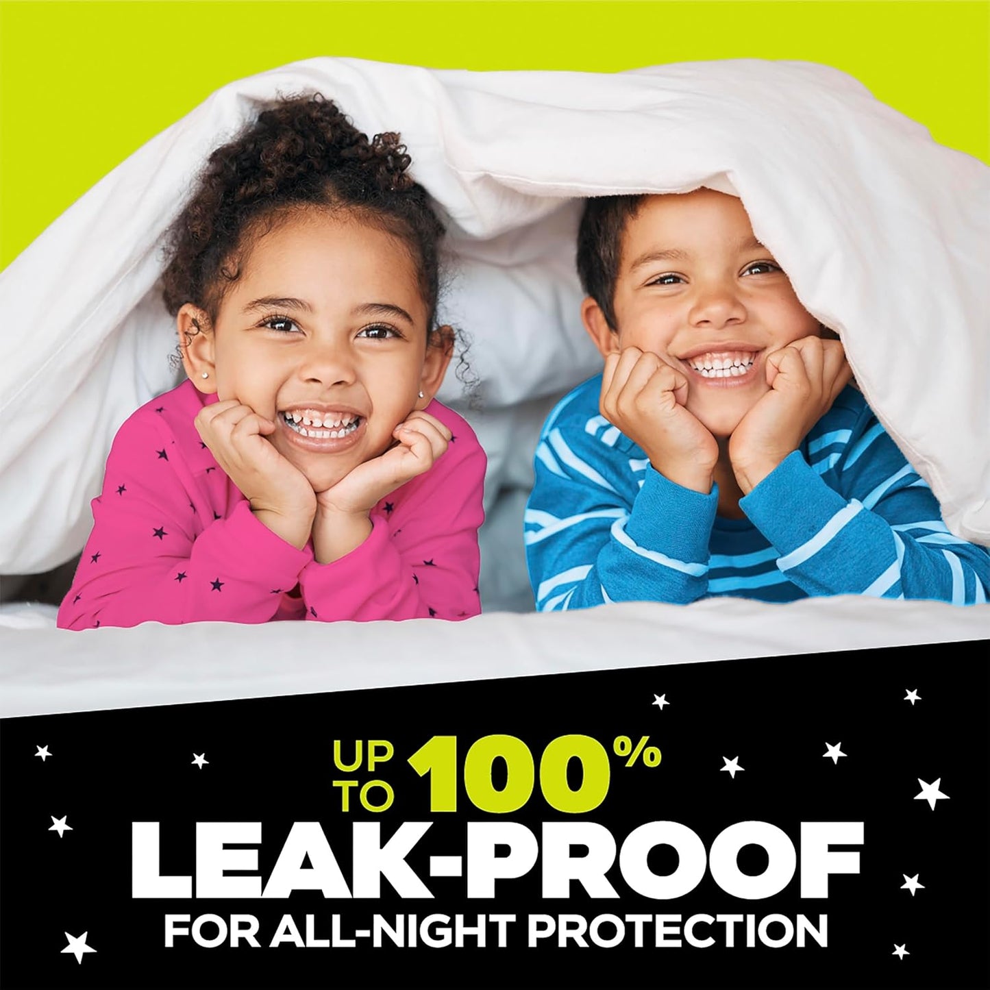 Ninjamas Girls Bedwetting Nighttime Underwear, Size L (64-95+ lbs), 34 Count, Overnight Protection, Ultra Absorbent, Hypoallergenic