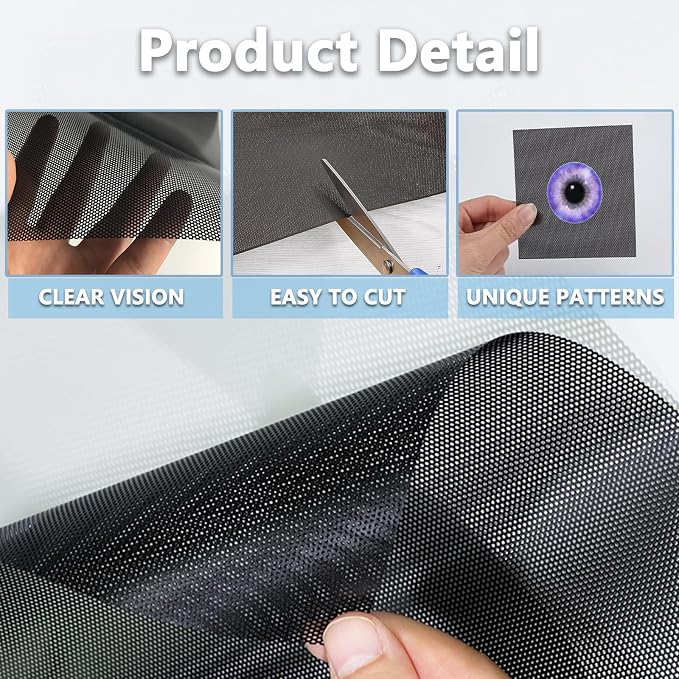 Fursuit Eye Mesh, Printable PVC Plastic Eye Mesh Sheet