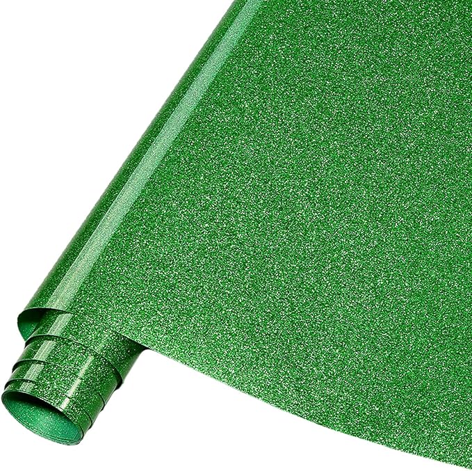Tintnut Dark Green Heat Transfer Vinyl Roll, easy cut & weed, stretch washable