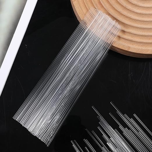120 Pcs Clear Acrylic Rods, 2 mm 8 inch Diameter Acrylic Dowel Rods | Reusable