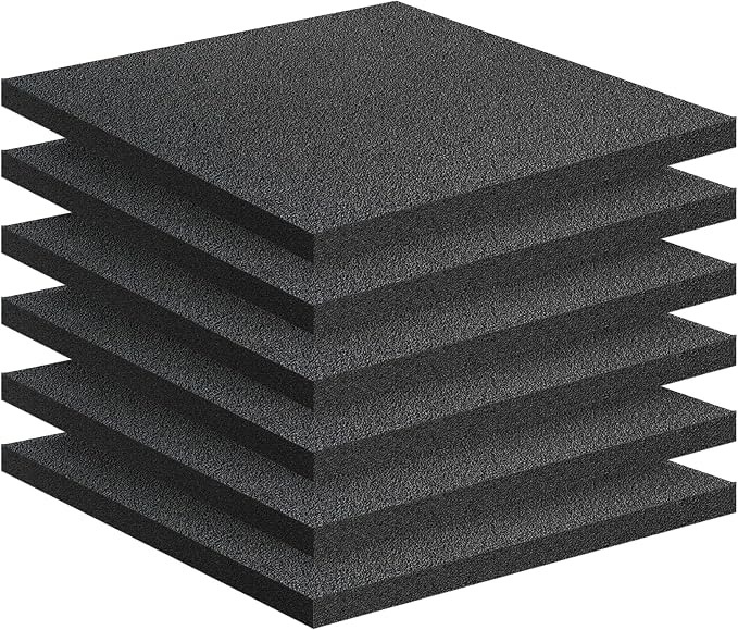 Polyurethane Foam Pads for Packing Foam Sheets Black Cuttable High Density