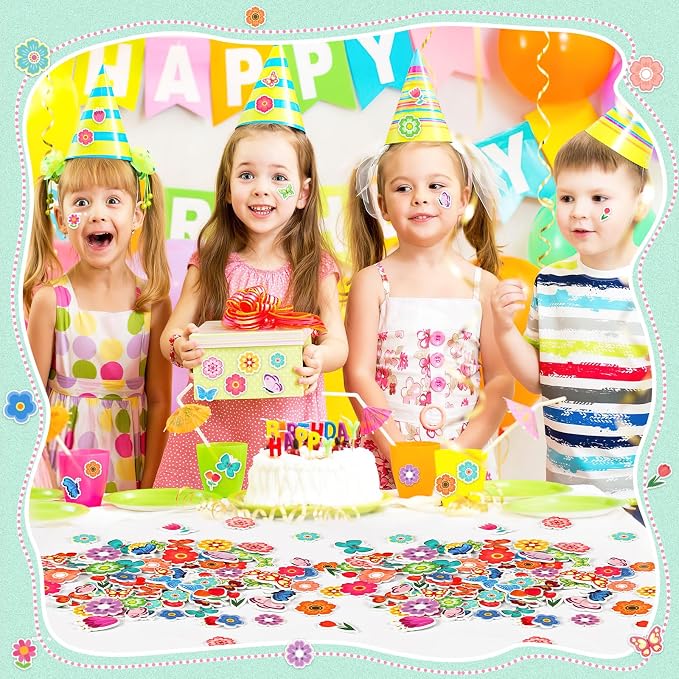 600Pcs Flower Foam Stickers Spring Butterfly Adhesive Stickers | Flower Decals