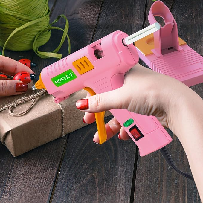 MONVICT 200 Pack Mini Hot Glue Gun Sticks, Craft Hot Melt Glue Pastes, All