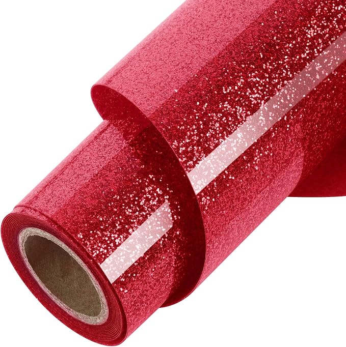 TORC Red Glitter HTV Red Heat Transfer Vinyl HTV Rolls