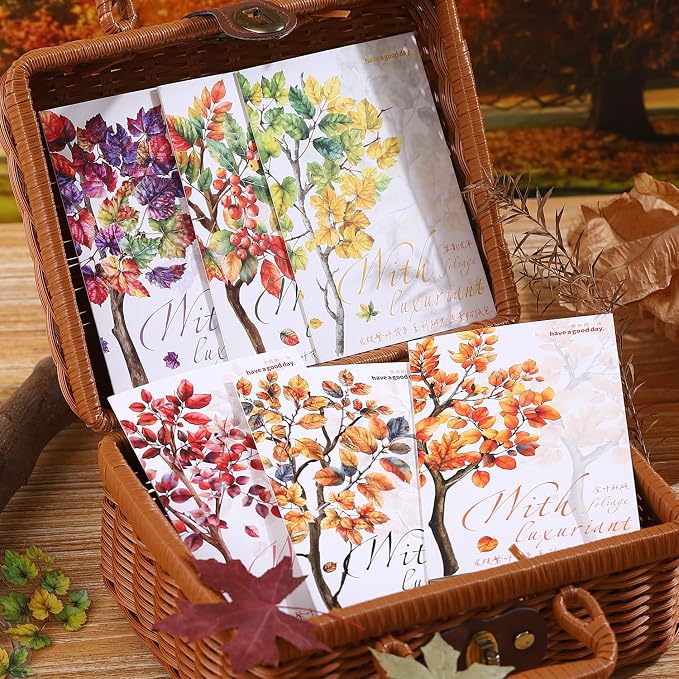Foliage PET Sticker Set, Journaling, DIY Crafts, and Art Supplies