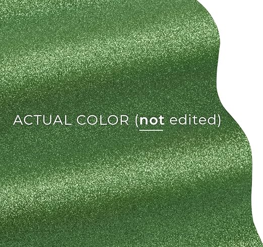VViViD Glitter Green DECO65 Permanent Adhesive Craft Vinyl Roll
