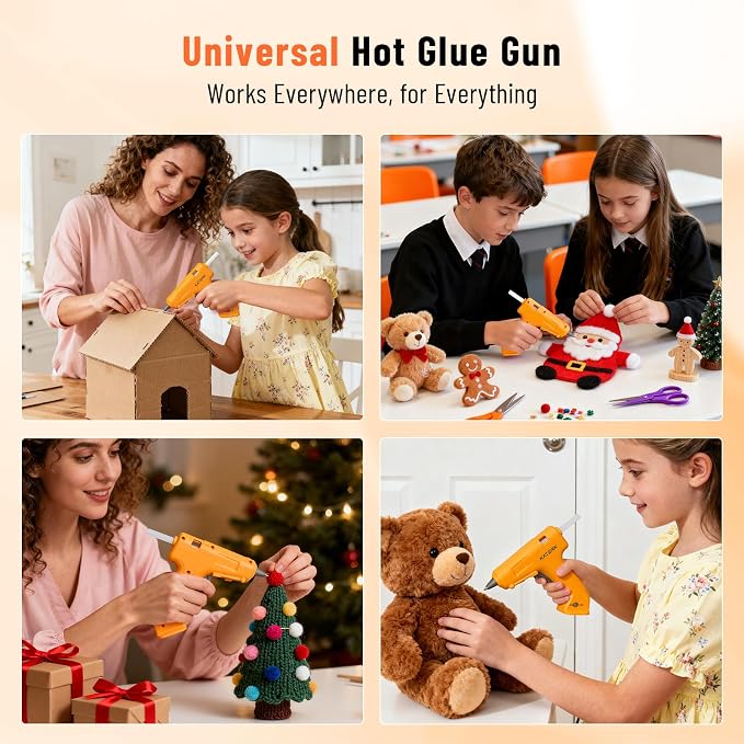 Katerk 3.7V Cordless Hot Glue Gun Kit