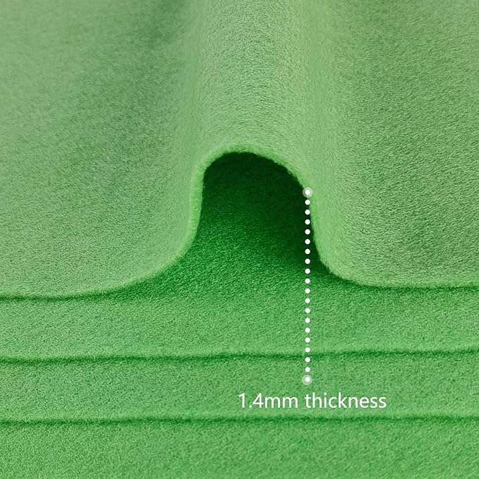 Jtnohx Color Felt, Soft Felt Sheets, 1.4mm Thick 8"x12" Handicraft Felt Fabrics