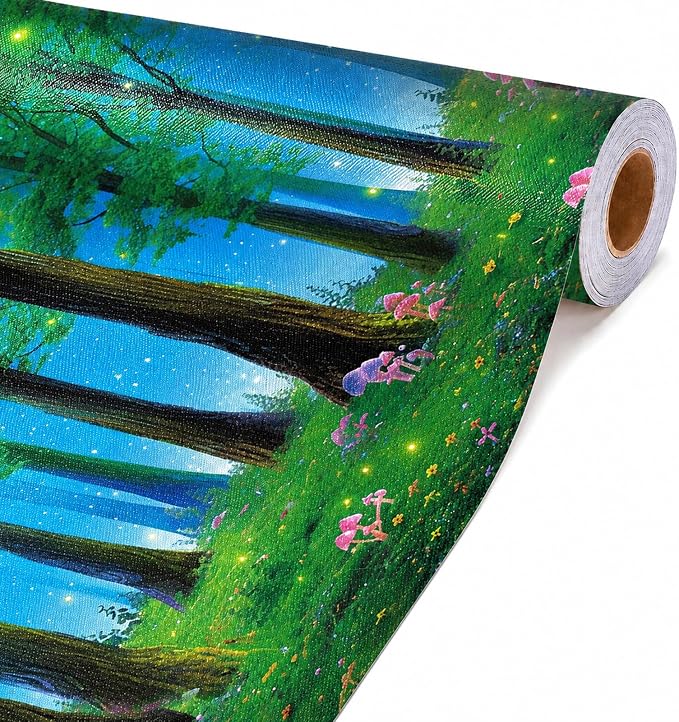 Forest Bulletin Board Roll Non-Woven Fabric Poster 16in X 20ft | Back to School