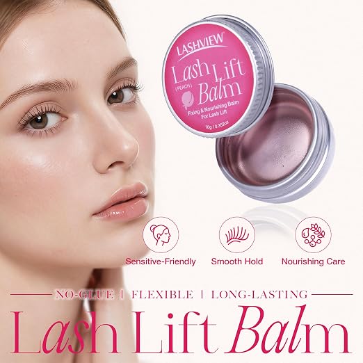 LASHVIEW Lash Lift Glue Balm, Faint Fragrance Lash Glue Wax