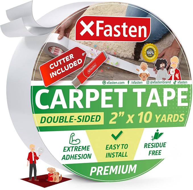 XFasten Double-Sided Carpet Tape