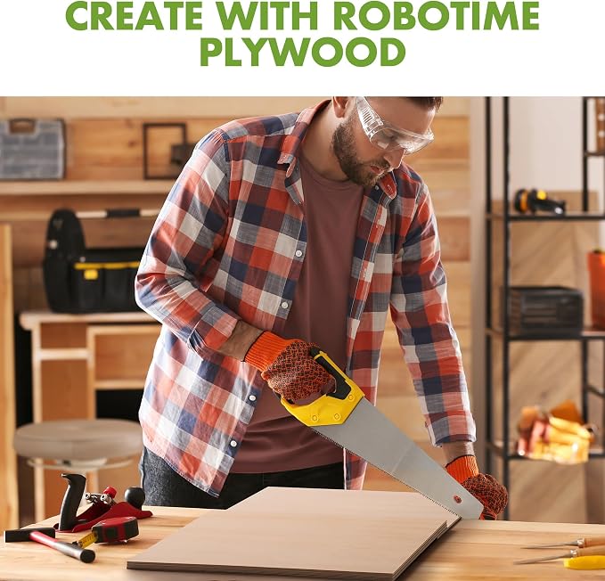 ROBOTIME 3mm Plywood 6 Pcs, 1/8 Maple Plywood