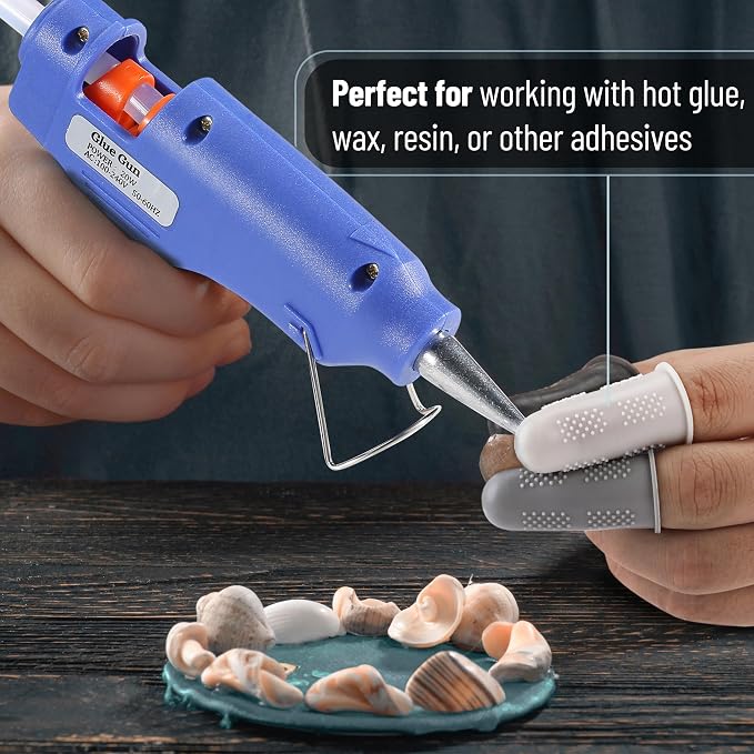 Mr. Pen- Hot Glue Gun Finger Protectors, Rubber Fingers Tips, Rubber Finger