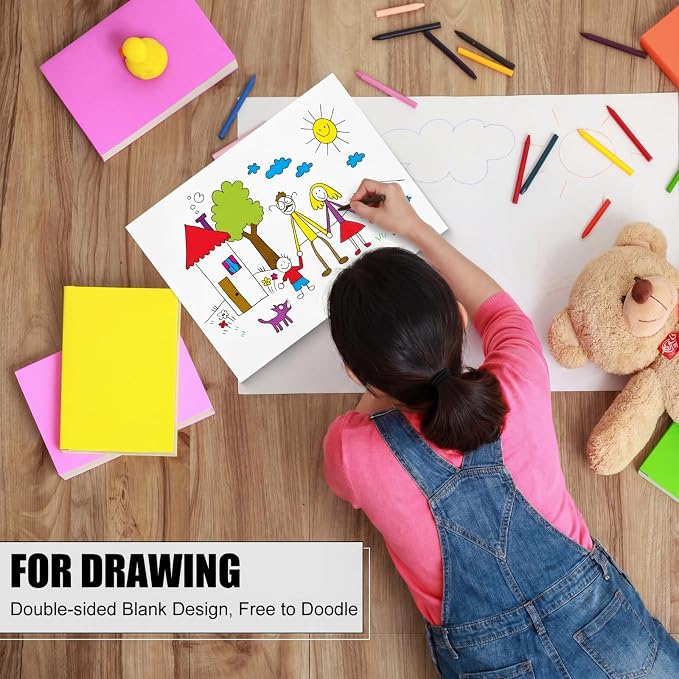 Frienda 100 Pack White Foam Board Foam Poster Boards