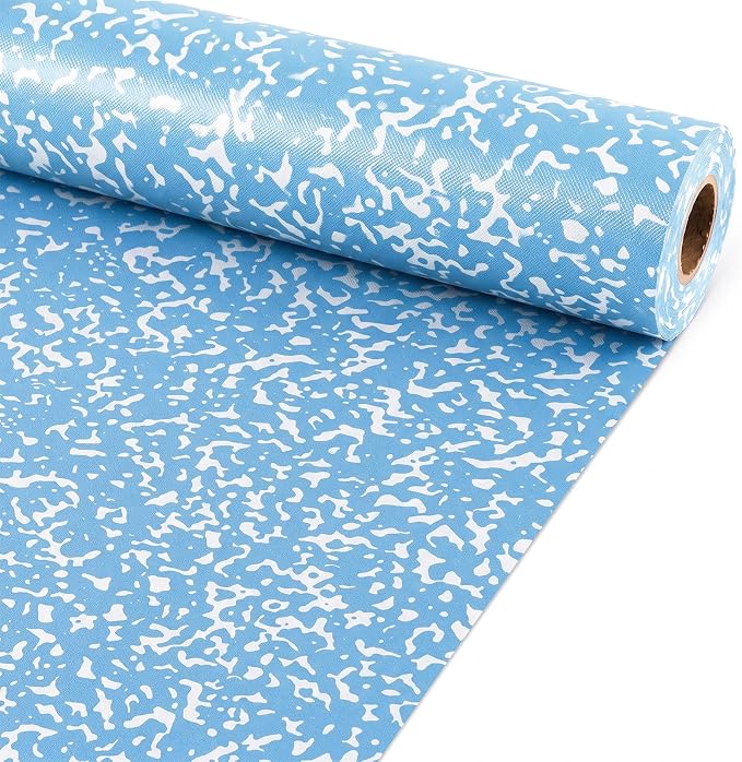 Blue Composition Bulletin Board Roll Non-Woven Fabric Poster 16in X 12ft | Back