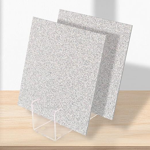 2 PCS 8 x 8 inch Glitter Colored Plexiglass Acrylic Sheets
