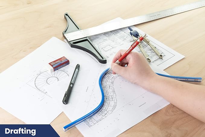 Pacific Arc Flexible Curve Graduated 16 Inch Ruler