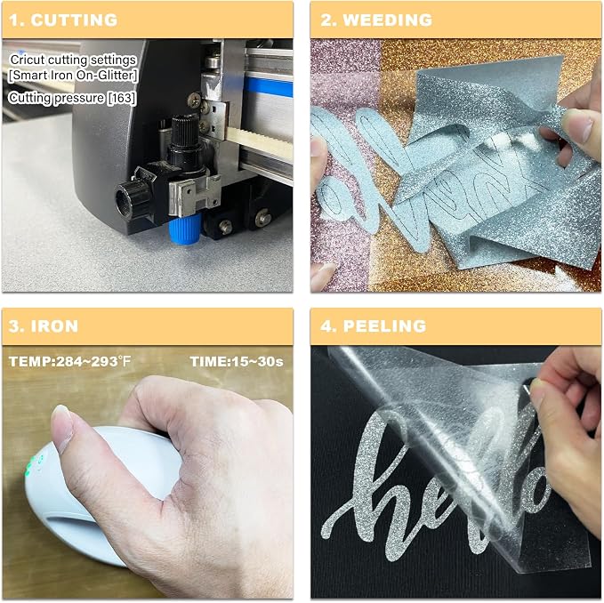 Glitter HTV Heat Transfer Vinyl Rolls