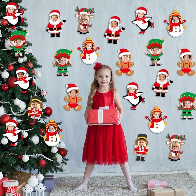 48 Set Christmas Santa Elf Reindeer Snowman Nutcracker Gingerbread Man Penguin