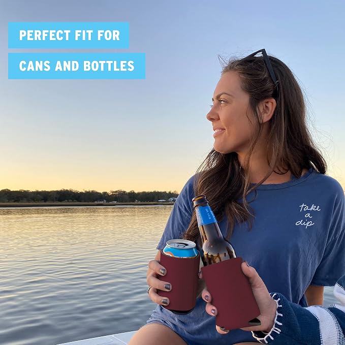 Blank Beer Can Cooler Sleeves Soft Insulated Beer Can Coolies