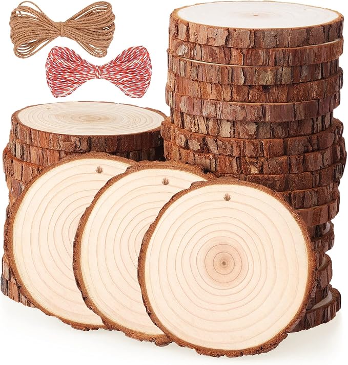 Fuyit Unfinished Wood Slices