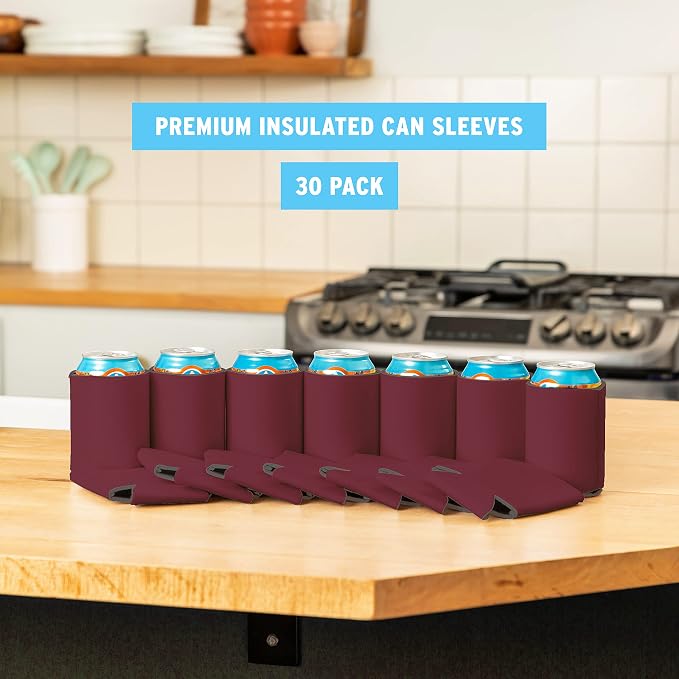 Blank Beer Can Coolers Sleeves Soft Insulated Beer Can Coolies