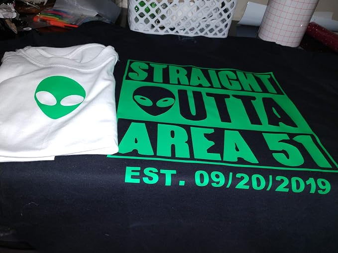 guangyintong Fluorescent Heat Transfer Vinyl Neon Green HTV Rolls, HTV Vinyl